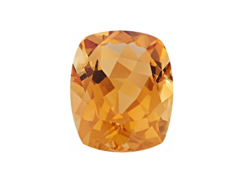 Citrine 9x7mm Checkerboard Cushion 1.85ct