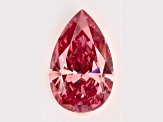 1.06ct Vivid Pink Pear Shape Lab-Grown Diamond VS1 Clarity IGI Certified
