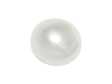 Natural Tennessee Freshwater Silver Pearl 9.2x8.9mm Button 3.87ct