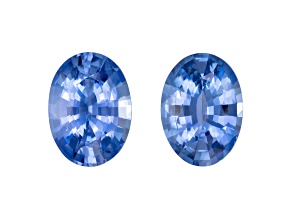 Sapphire 6.9x5mm Oval Matched Pair 1.58ctw