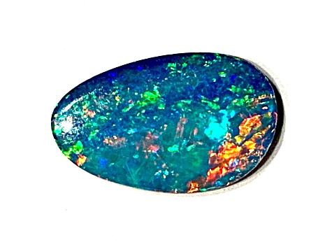 Opal on Ironstone 16x10mm Free-Form Doublet 3.42ct