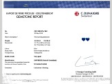Sapphire 8.80x7.80mm Heart Shape Matched Pair 6.13ctw