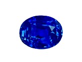 Sapphire Loose Gemstone Unheated 9.8x7.6mm Oval 4ct