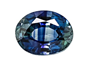 Bi-Color Sapphire 6.6x5.2mm Oval 1.12ct