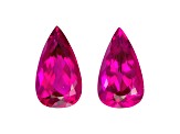Rubellite 19x10.9mm Pear Shape Matched Pair 18.70ctw