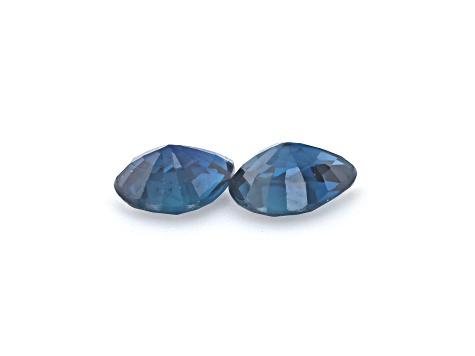 Sapphire 6x5mm Pear Shape Matched Pair 1.26ctw