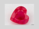 Ruby 4.74mm Heart Shape 0.43ct