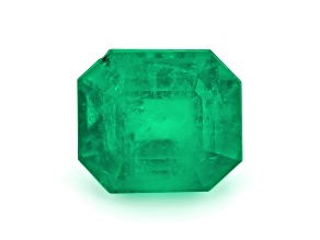 Colombian Emerald 9.4x8.2mm Emerald Cut 3.97ct
