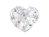 White Sapphire 8.5x7.4mm Heart Shape 2.10ct