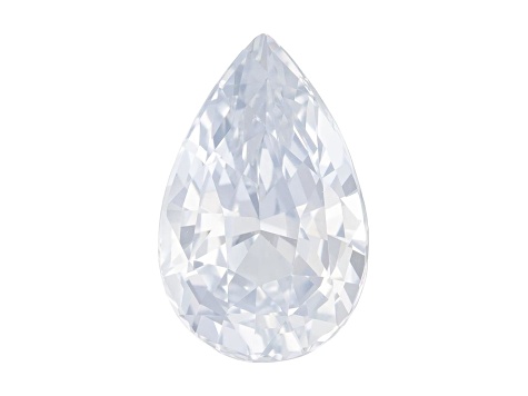 White Sapphire 10.2x6.6mm Pear Shape 2.65ct