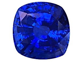 Sapphire Loose Gemstone 10.64x10.64mm Cushion 7.6ct