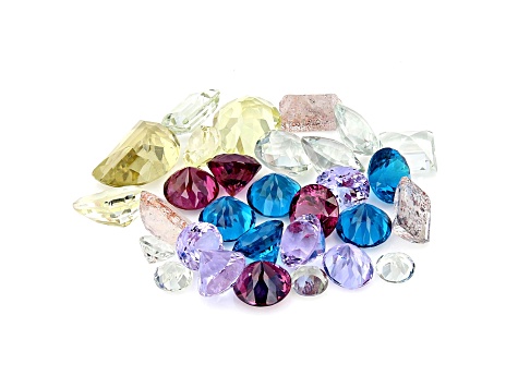 Zan-y Quartz Faceted Mixed Shape Parcel 200.00ctw with Cleaning Cloth
