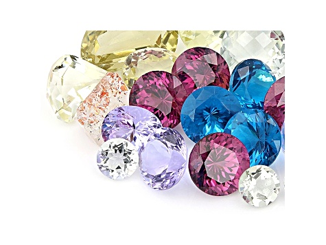 Zan-y Quartz Faceted Mixed Shape Parcel 200.00ctw with Cleaning Cloth