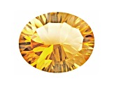 Citrine 10x8mm Oval Concave Cut 2.26ct