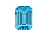 Swiss Blue Topaz 6x4mm Emerald Cut 0.70ct