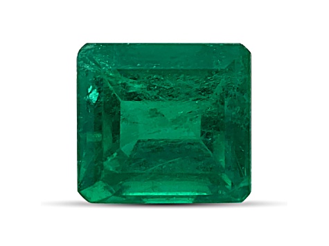 Colombian Emerald 6.3x5.8mm Emerald Cut 1.11ct