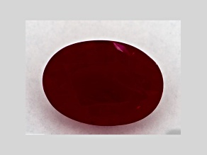 Ruby 6.75x4.8mm Oval 0.83ct