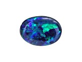 Australian Black Opal 7x5mm Oval Cabochon 0.44ct