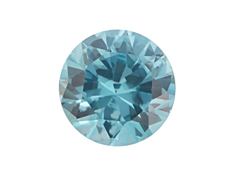 Blue Zircon 6mm Round 1.20ct