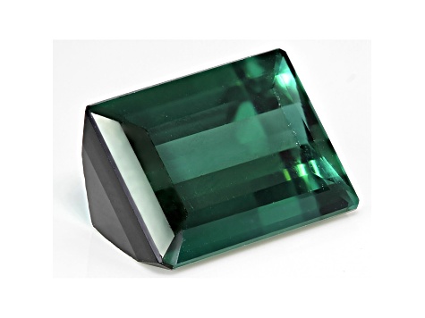 Green Tourmaline 12.4x9.4mm Emerald Cut 6.08ct