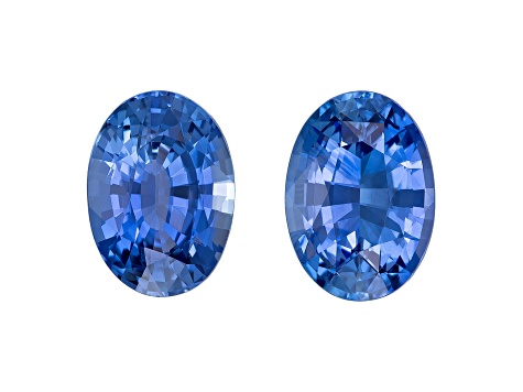 Sapphire 6.9x4.9mm Oval Matched Pair 1.76ctw
