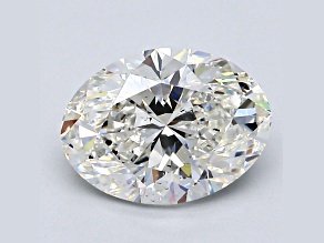 2.01ct Natural White Diamond Oval, I Color, SI2 Clarity, GIA Certified