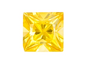 Yellow Sapphire Loose Gemstone 4mm Princess Cut 0.40ct