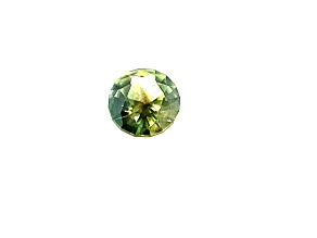 Yellowish Green Sapphire 5.1mm Round 0.70ct