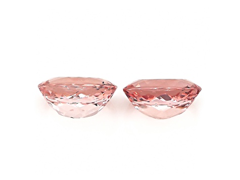 Morganite 16x12mm Oval Matched Pair 18.03ctw