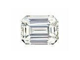 White Sapphire Loose Gemstone 9.9x7.8mm Emerald Cut 4.52ct