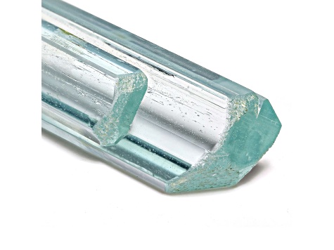 Aquamarine Crystal And Albite 4.87x2.37cm Mineral Specimen
