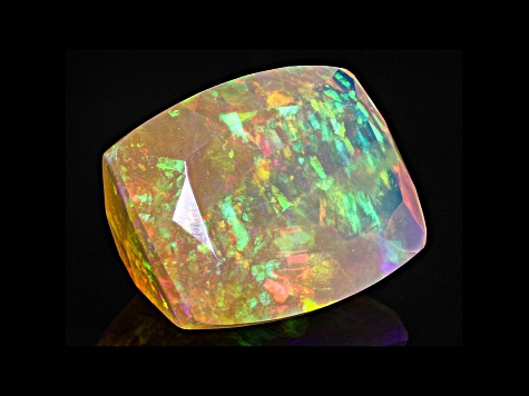 Ethiopian Opal 12.5x8.1mm Rectangular Cushion 2.84ct