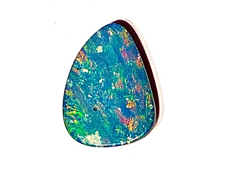 Opal on Ironstone 16.7x12.2mm Free-Form Doublet 4.67ct