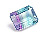 Bi-Color Fluorite 16x12mm Emerald Cut 13.00ct