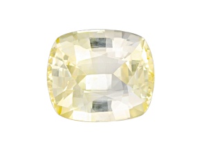 Yellow Sapphire Loose Gemstone Unheated 7.84x6.89mm Cushion 1.94ct