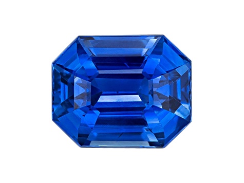 Sapphire Loose Gemstone 7.7x6.2mm Emerald Cut 2.05ct