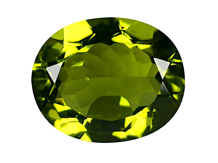 Peridot 11.17x9.22mm Oval 3.71ct
