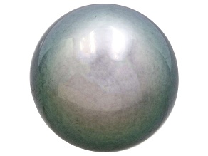Cultured Tahitian Pearl 14.5mm Round Light Peacock