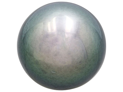 Cultured Tahitian Pearl 14.5mm Round Light Peacock