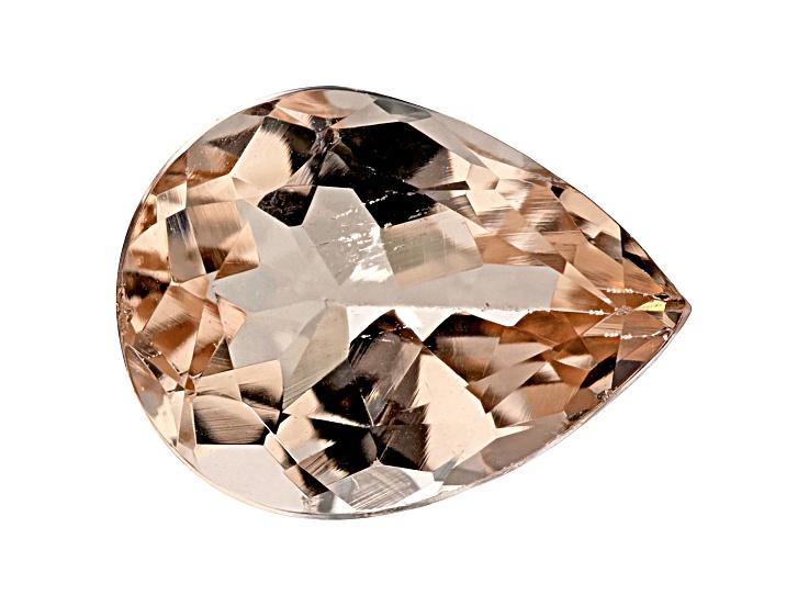Peach Morganite 8.1x6.1mm Pear Shape 1.32ct