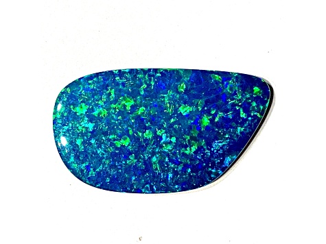 Opal on Ironstone 26x21mm Free-Form Doublet 30.34ct