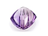 Amethyst 18.60x17.21mm Rectangular Carved Cabochon 21.93ct