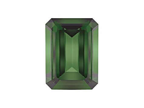 Green Tourmaline 6x4mm Emerald Cut 0.60ct