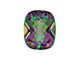 Mystic Topaz 9x7mm Checkerboard Cushion 2.50ct