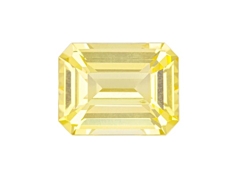 Yellow Sapphire 7x5.1mm Emerald Cut 1.24ct