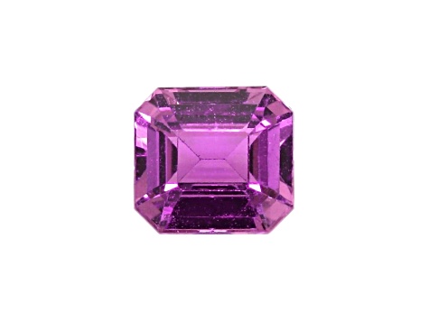 Pink Sapphire Unheated 5.8x5.3mm Emerald Cut 1.02ct