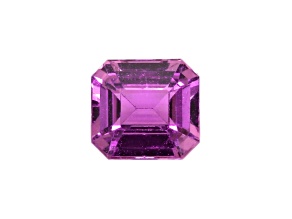 Pink Sapphire Unheated 5.8x5.3mm Emerald Cut 1.02ct