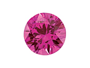 Pink Sapphire 5mm Round Diamond Cut 0.60ct
