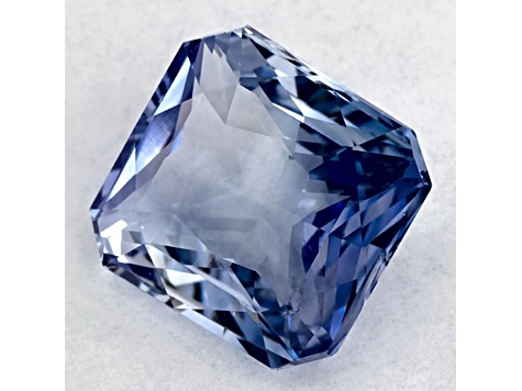 Sapphire 9.12x8.75mm Emerald Cut 3.87ct