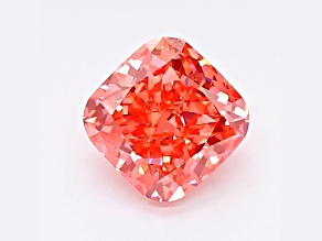 1.05ct Vivid Pink Cushion Lab-Grown Diamond SI1 Clarity IGI Certified